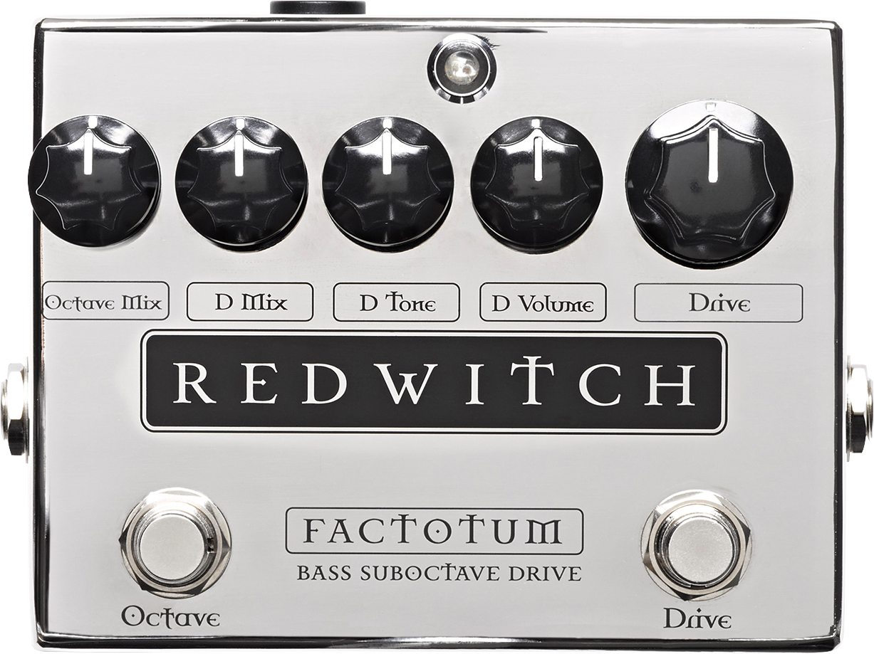 Factotum Suboctave Bass Overdrive - Red Witch Pedals